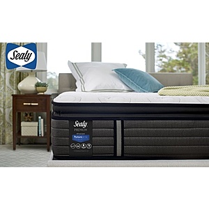 Sealy Response Premium 14" Pillow Top Mattress Set with Foundation, Cushion Firm/Plush Queen $600 | King $750 & other sizes available