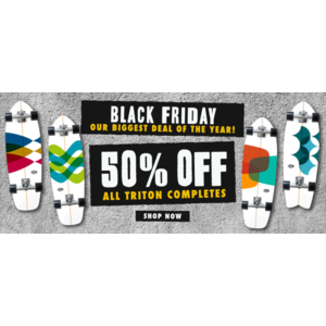 50% + 10% off Carver Triton Surfskate Completes + free shipping $76.50