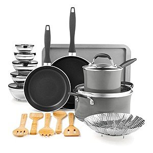 Kohl's Cardholders: Food Network 23-pc. Nonstick Aluminum Cookware Set $19.99 + Free Shipping