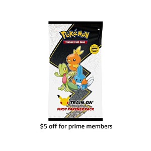 Pokemon TCG 25th Anniversary: First Partner Pack: Kalos $30 - 6 pack / $58 - 12 pack w/ Prime + FS @ Woot