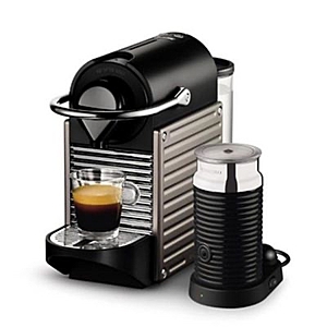 Nespresso Pixie Machine with Aeroccino Frother - $162 or lower