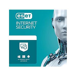 ESET Internet Security 2022 - 3 Devices, 1 Year Digital Download $24.99 AC @ Newegg