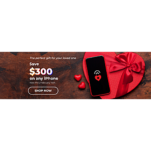 Red Pocket Mobile: Get up to $300 off any iPhone thru Feb 14th(Terms apply)