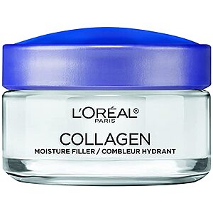 1.7-oz L'Oreal Paris Skincare Collagen Face Moisturizer $4.95 w/ Subscribe & Save