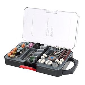 Hyper Tough 208 Piece Rotary Tool Accessory Kit with Storage Case $9.99 at Walmart