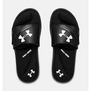 Under Armour Men's Ignite VI Adjustable Top Slide Sandals (Up to size 17) $9.55 + free shipping