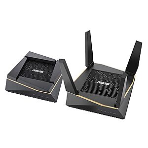 2-Pack ASUS AX6100 Tri-Band Wi-Fi 6 Mesh Gaming Router $250 + Free Shipping