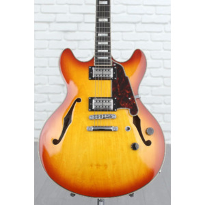 D'Angelico Premier DC XT Semi-hollowbody Electric Guitar - Iced Tea Burst $599.99 at Sweetwater