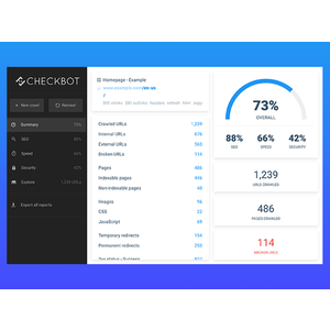 Checkbot for Chrome: SEO, Speed & Security Auditor: 1-Yr Pro Subscription - $24