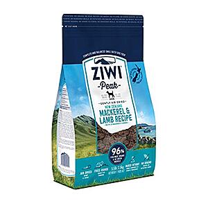 ZIWI Peak Air-Dried Dog Food – Mackerel & Lamb 5.5 lbs (60% off original price with S&S)