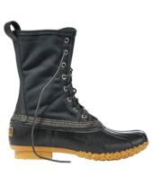LL Bean Women's Signature Waxed-Canvas Maine Hunting Shoe, 10" Black Daily Deal $89.99 w/FS