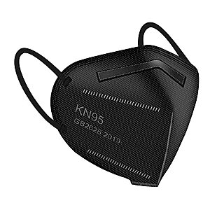60-Count CHGD KN95 5-Layer Dust & Safety Mask (Black) $9, 30-Count $4.85 w/ Subscribe & Save
