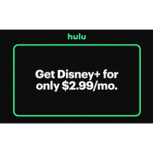 Disney+ Hulu Add-on (Possibly Targeted) $2.99