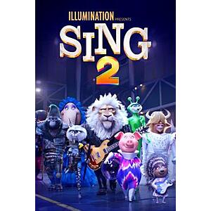 Sing 2 (4K UHD Digital Film; MA) $9.99 w/ Amazon Prime via Amazon