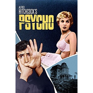 $3.99 Alfred Hitchcock Digital Films (4K UHD/HD; MA): Psycho (1960), Psycho (1998), The Birds, Rear Window, Saboteur, Marnie, The Trouble w/ Harry, Frenzy & More via Gruv
