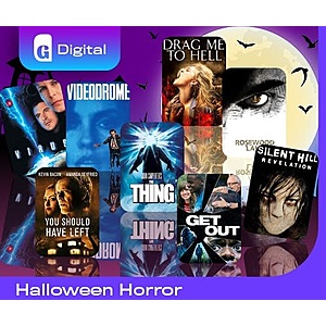 Halloween Horror Digital Films (4K/HD; MA): 2 for $8: MA, Happy Death Day 2U, The Invisible Man, The Thing (1982), Dracula (1931), Split, Red Dragon, Thirst & Many More via Gruv