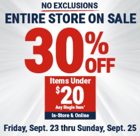 Harbor Freight Coupons: Eligible Items $20 And Under 30% Off & More Offers (Exclusions May Apply)