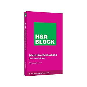 H&R BLOCK Tax Software Premium 2020 DL (PC | Mac) $30AC @Newegg; Tax Deluxe + State / $21.50 and more