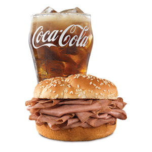 Free Arby’s Classic Roast Beef w/purchase of small drink- throwaway email required