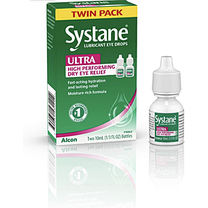 2-Count .33-Oz Systane Ultra Lubricant Eye Drops $11.70 w/ Subscribe & Save