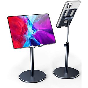 Fitfort Adjustable Tablet / Phone Tablet Stand (4.5" to 10.5") $8 at Amazon