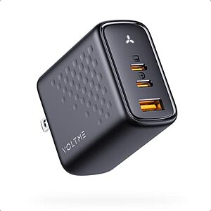 Prime Members: 65W Voltme GaN III 3-Port USB C / A Wall Charger (Black or White) $14.17 + Free Shipping
