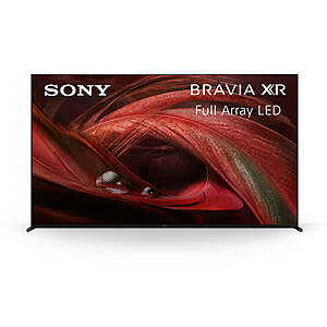 W+ 11/27 75" Sony XR75X95J BRAVIA XR Full Array LED 4K Ultra HD Smart Google TV $1298 + free s/h