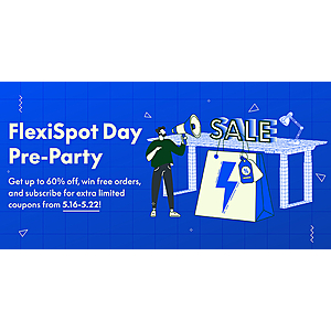 Flexispot Brand Day Deals! - $239.99