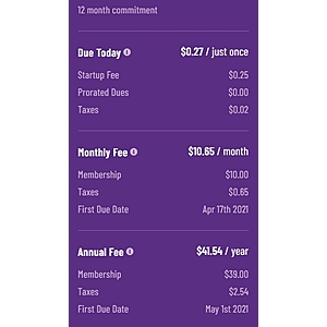 Planet Fitness - Rejoin Promo March 31st only! 25 cent down\$10 a month and clear outstanding balance