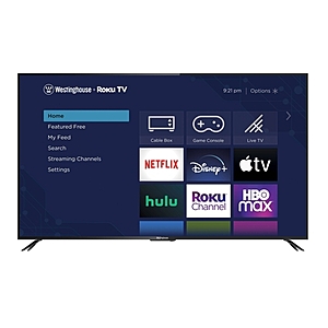Westinghouse 75" 4K UHD Smart Roku TV – WR75UT4210 - $402.50 at Target