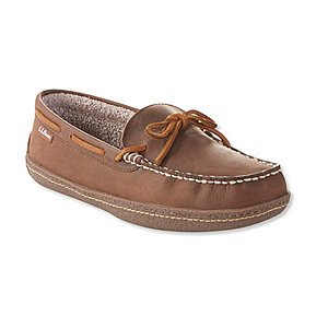 LL Bean Men's Handsewn Slippers II - Fleece Lined  $23.99 Today Only + shipping