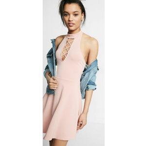 Express.com Extra 50% Off Clearance: Men's Vintage Hoodies $10, Women's Lace Up Mock Fit & Flare Dress $8 & More + Free S/H