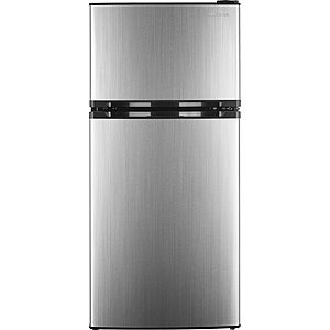 Insignia 4.3 cu. ft. Top-Freezer Refrigerator (Stainless Steel) $150 + Free Shipping