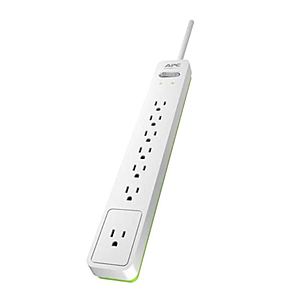 APC 7-outlet surge protector $6.6