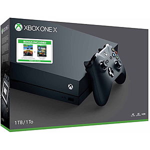 Xbox One X 1TB Console w/ PlayerUnknown's Battlegrounds & Rocket League or Halo Wars 2 Bundle eBay $351.99