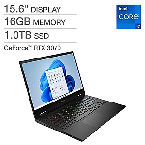 Costco - HP OMEN 15 Gaming Laptop - 11th Gen Intel Core i7-11800H - GeForce RTX 3070 - 144Hz 1080p $1400