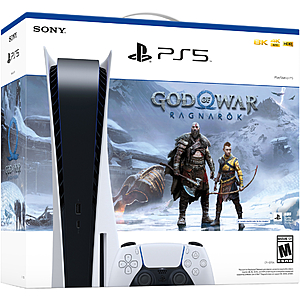 AAFES: Sony PS5 Disk Console God of War Ragnarok Bundle $489