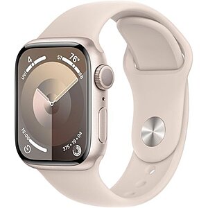 Apple Watch Series 9 GPS 41mm Aluminum Case Smartwatch w/ Sport Loop and Sport Band from $329 + Free Shipping $329