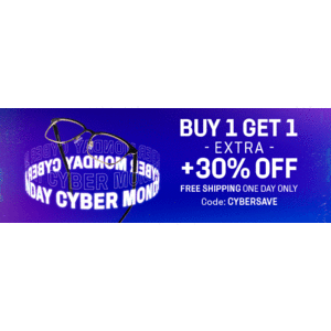 EyeBuyDirect - BOGO + 30% OFF + FREE SHIPPING - Cyber Monday