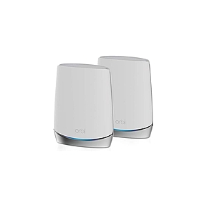 2-Pack Netgear Orbi AX4200 Tri-Band Mesh Wi-Fi 6 System (Fac. Recon.) $200 + Free S/H for Prime Members