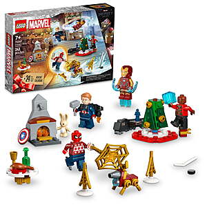 LEGO 2023 Advent Calendar: 243-Piece Marvel Avengers or 227-Piece Harry Potter & More $20 Each