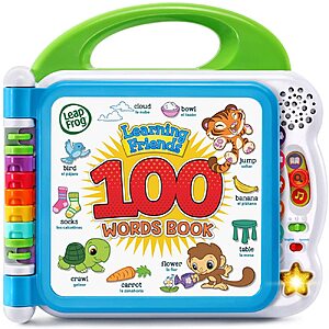 LeapFrog Learning Friends 100 Words Book (Frustration Free Packaging) $9.29 + Free S&H w/ Prime or orders $25+ ~ Amazon