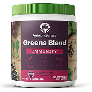7.4-Oz Amazing Grass Greens Blend Powder Smoothie Mix (30-Servings) $9.50 + Free Store Pickup