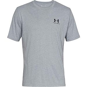 Under Armour Men's Sportstyle Left Chest Short-Sleeve T-shirt (Light Heather) $12.20