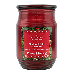 16.4-Oz Ashland Scented Jar Candle: Mistletoe & Holly, Cinnamon Apples, Aspen Pine & More $2.50 + Free Store Pickup at Michaels