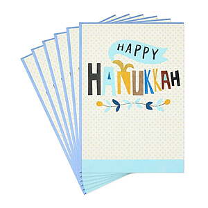 Hallmark Holiday Greeting Card Sets: 4-Cards w/ Envelopes (Tree of Life/Hanukkah) $1