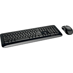 Microsoft Desktop 850 Wireless Keyboard & Mouse (Black) $20 + Free Shipping