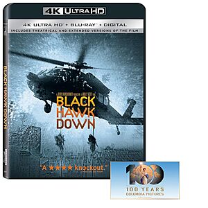 Black Hawk Down 4k UHD $14.99