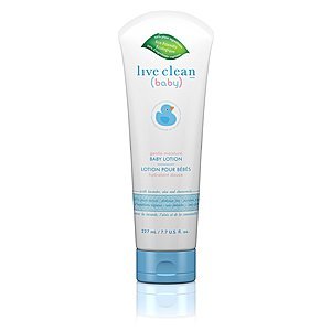 Back Again, Live Clean Tearless Baby Wash $2.19 - Calming Bedtime Baby Lotion $2.11 -  Gentle Moisture Baby Lotion $2.64 or less w/subscribe & save @Amazon Prime members