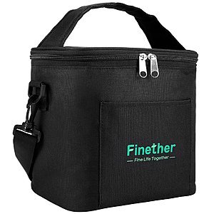 Finether Insulated Lunch bag  $4.40 AC @Amazon